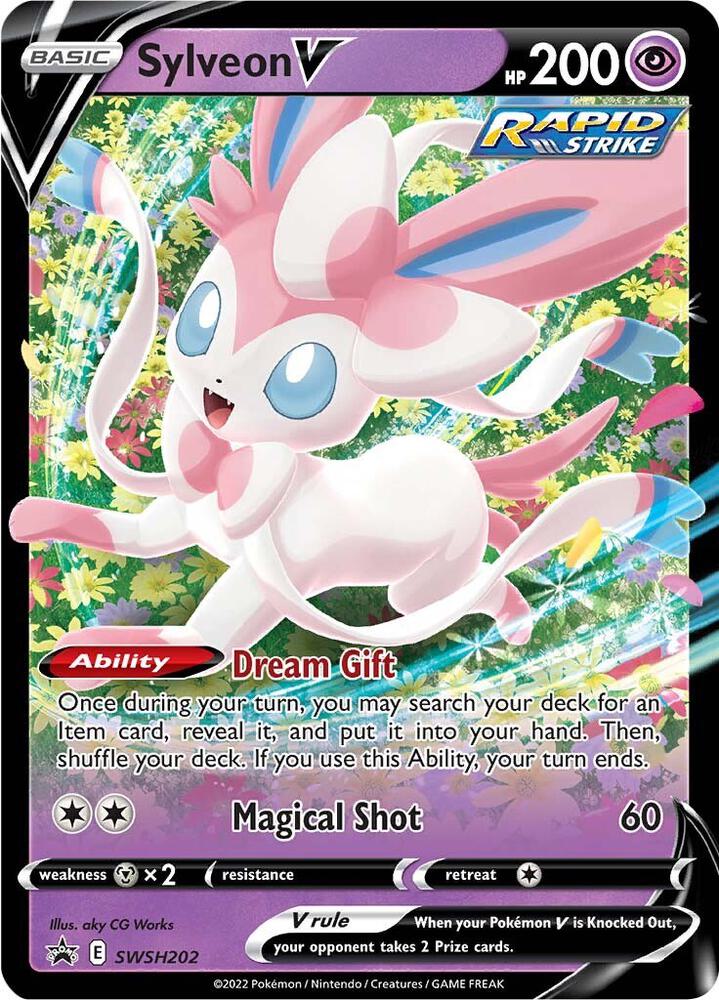 Sylveon V - SWSH202 - SWSH: Sword & Shield Promo Cards (SWSD)