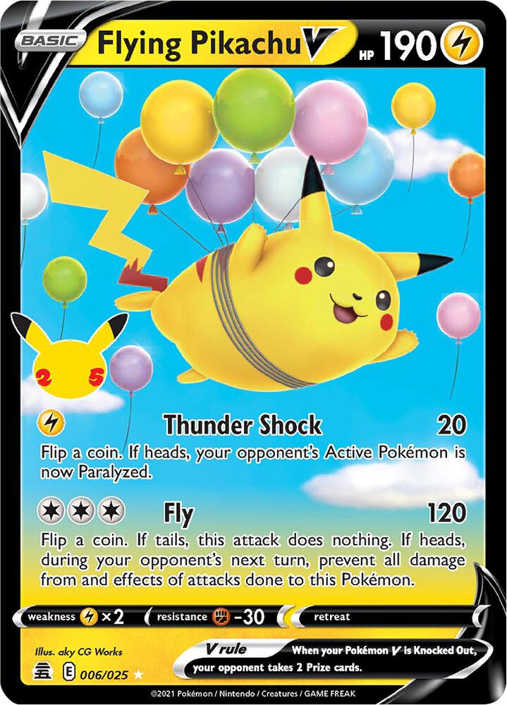 Flying Pikachu V 006/025 - Celebrations