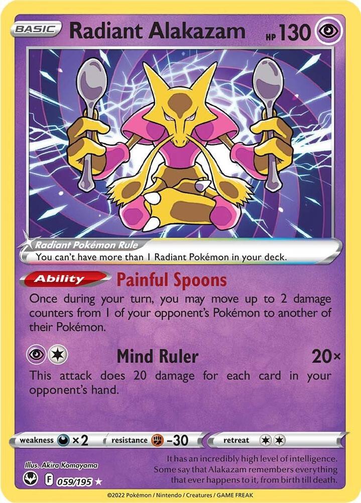 Radiant Alakazam - SWSH12: Silver Tempest