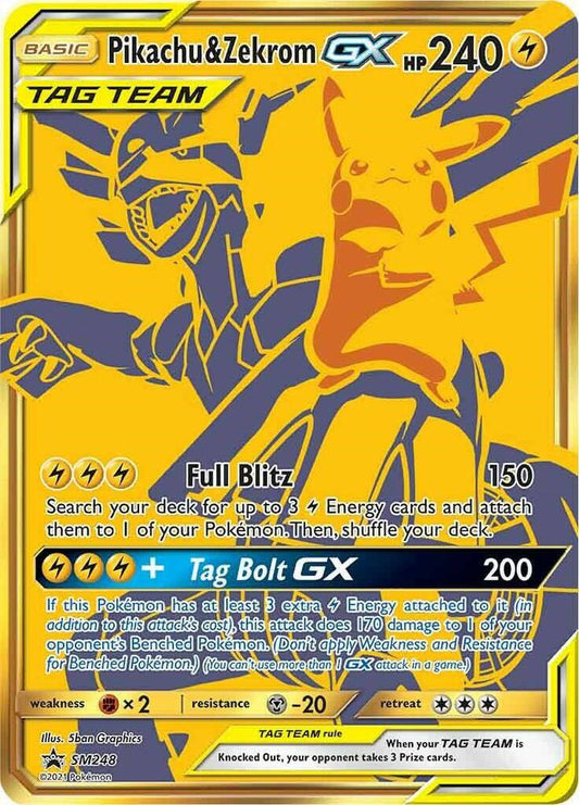 Pikachu & Zekrom GX - SM248 - SM Promos (SMP)